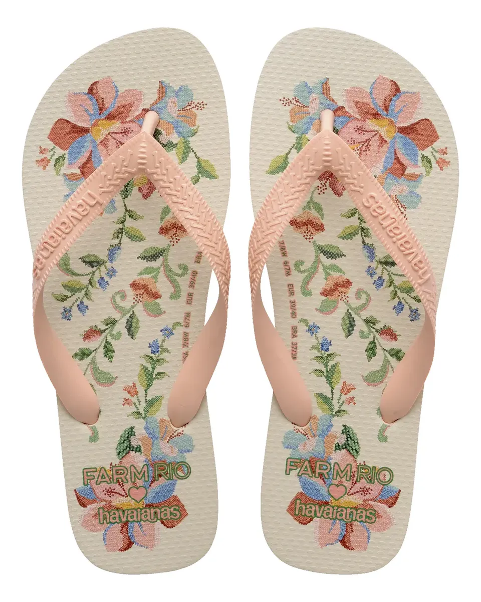 Chinelo Havaianas Farm Brisa Serena