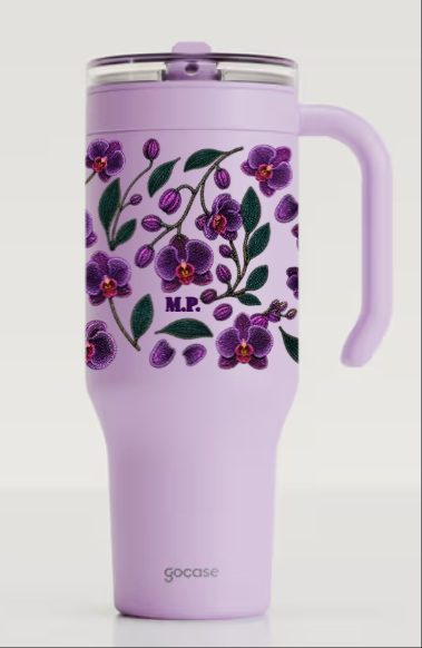 Copo Térmico Life Purple Orchids Garden - Gocase