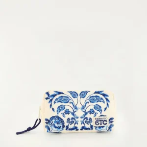 Maxi Necessaire Ora Bolas M Porcelain Branco Florido - Farm