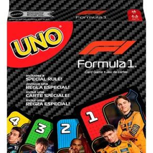 Jogo Cartas Mattel Uno Formula 1 - 112 Cartas